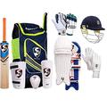SG Sports Team Cricket Kit Combo Kit for Men's Senior Cricket Kit with Kashmir Willow RSD Spark Cricket Bat Complete Batting & Keeping Accessories