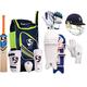 SG Sports Team Cricket Kit Combo Kit for Men's Senior Cricket Kit with Kashmir Willow RSD Spark Cricket Bat Complete Batting & Keeping Accessories