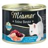 Miamor Feine Beute 24 x 185 g umido gatto - Salmone