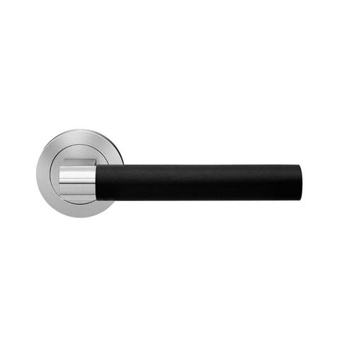 Karcher Türgriff-Garnitur Madeira ER45LS Edelstahl matt Türklinke, Profilzylinder