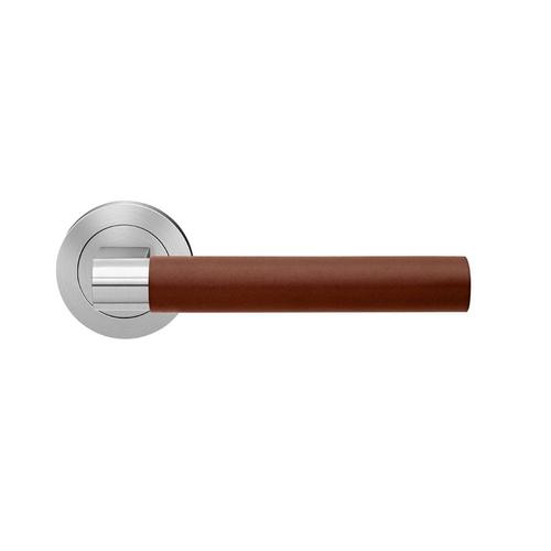 Karcher Türgriff-Garnitur Madeira ER45LH Edelstahl matt Türklinke Türgriff, Buntbart
