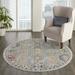 Brown 72 x 0.5 in Area Rug - Bungalow Rose Lowndes Oriental Gray/Beige Area Rug Polyester/Polypropylene | 72 W x 0.5 D in | Wayfair