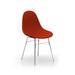 Inbox Zero Adairis 18" W Polyester Seat Waiting Room Chair w/ Metal Frame Metal in Red/Gray/Black | 32 H x 18 W x 22 D in | Wayfair