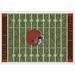 Imperial Cleveland Browns 5'4'' x 7'8'' Home Field Rug