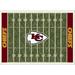 Imperial Kansas City Chiefs 7'8'' x 10'9'' Home Field Rug