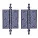 The Renovators Supply Inc. 5.75" H x 3" W Surface Mount Pair Door Hinges | 5.75 H x 3 W x 3.5 D in | Wayfair 35782