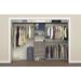 ClosetMaid SuiteSymphony 84" W - 120" W Closet System w/ Drawers Manufactured Wood in Gray | 82.46 H x 14.7 D in | Wayfair