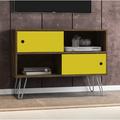 Wrought Studio™ Dammon TV Stand for TVs up to 43" Wood in Yellow/Brown | 24.21 H in | Wayfair 208AAE98900C4D3AAF7D3106921B091C