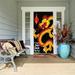 The Holiday Aisle® Happy New Year Dragon Door Mural Metal in Yellow | 80 H x 32 W in | Wayfair C671A1C89B6849108B2F68DB9864E6B3