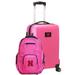 Nebraska Huskers Deluxe 2-Piece Backpack and Carry-On Set - Pink