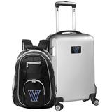 Villanova Wildcats Deluxe 2-Piece Backpack and Carry-On Set - Silver