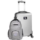 Kentucky Wildcats Deluxe 2-Piece Backpack and Carry-On Set - Silver