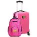 Michigan Wolverines Deluxe 2-Piece Backpack and Carry-On Set - Pink