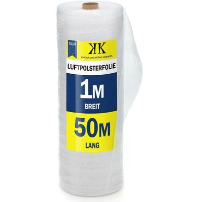 Kk Verpackungen - 1x luftpolsterfolie - 1,0m x 50m Noppenfolie - kostenloser versand