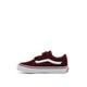 Vans Boy's Ward V Suede Sneaker, Red Suede Canvas Port Royale White U1a, 13 UK