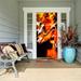 The Holiday Aisle® Autumn Leaves Blurred Background Door Mural Metal in Black | 80 H x 32 W in | Wayfair 646DAE315124494588BE61FBE0986D63