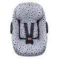 JYOKO Kids Baby car seat Cover Liner Made Cotton Compatible with Pég Perego Primo Viaggio, Uppababy Mesa GO (Black Star)