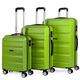 ITACA - Gepäck-Sets, Reisekoffer, Reisekoffer Set, Kofferset, Hartschalenkoffer, Trolley-Set, Luggage - Große Auswahl an Koffer & Trolleys für Jede Reise! T71600, Pistaziengrün