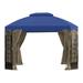 Garden Winds Terrace Gazebo Replacement Canopy Top Cover ONLY, Metal in Blue | 40 H x 144 W x 120 D in | Wayfair LCM1082TN-RS