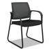 HON Ignition 25" W Mesh Seat Waiting Room Chair w/ Metal Frame Mesh/Metal in Black | 34 H x 25 W x 22 D in | Wayfair HISB6.F.E.IM.CU10.T