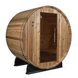 Almost Heaven Saunas Salem 2 - Person Traditional Steam Sauna in Cedar in Brown | 77 H x 72 W x 47 D in | Wayfair AHSALCEDVISTAWIN