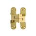 SOSS 4.61" H x 1.13" W Hercules Invisible/Concealed Single Door Hinge, Steel in Yellow | 4.61 H x 1.13 W x 1.64 D in | Wayfair 218HUS4