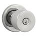 Sure-Loc Hardware Ridgecrest Modern Bergen Keyed Entry Door Knob w/ Round Rosette Metal in Gray | 2.56 H x 2.56 W x 2.56 D in | Wayfair BG107 26