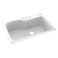 Swan 33" L x 22" W Dual Mount Kitchen Sink in Black/Gray/White | 10.563 H x 22 D in | Wayfair KS03322SB.010-4