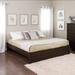 Winston Porter Sagamore Select 4-Post Platform Bed w/ 2 Drawers Metal in Brown | 16 H x 79 W x 83 D in | Wayfair 464944927B11494F90C69736294BE04A