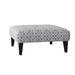 Ivy Bronx Bolivar 38.25" Square Cocktail Ottoman Cotton in Black/Brown | 18 H x 38.25 W x 38.25 D in | Wayfair 64E6736F7812451E8D377A91E5C54A64