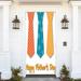 The Holiday Aisle® Happy Father's Day Door Mural Polyester in White | 80 H x 36 W in | Wayfair 0587EB56B63B4566AFAFA50EFF8490F4