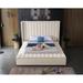 Everly Quinn Rick Solid Wood Tufted Storage Platform Bed Upholstered/Velvet in Brown | 91.5 W x 99 D in | Wayfair 6939D3CAAF324D83967BCD9CD495466B