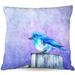 East Urban Home Couch Bluebird Bliss Throw Pillow Polyester/Polyfill blend | 16 H x 16 W x 4 D in | Wayfair B1A2B8BCD5E4451B90846A382B6A3E6E