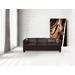 Wade Logan® Camire 81" Genuine Leather Flared Arm Sofa Genuine Leather in Brown | 31 H x 81 W x 34 D in | Wayfair 1314256C5F774B13AB292D056C333299
