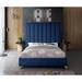 Willa Arlo™ Interiors Sibert Tufted Platform Bed Upholstered/Velvet in Blue | 70.5 H x 60 W x 81 D in | Wayfair 8F2D9074941A4E6994E78523E2068FCC