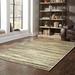 White/Yellow 94.49 x 0.39 in Area Rug - Latitude Run® Halford Striped Ivory/Gold Area Rug Polyester/Polypropylene | 94.49 W x 0.39 D in | Wayfair