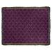 Ebern Designs Leffel Square Maze Woven Cotton Blanket Cotton in Pink/Black/Indigo | 60 H x 50 W in | Wayfair 1C4F2EC993404A65A51AAA945BC14AB1