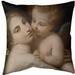 East Urban Home Venus & Cupid Throw Pillow Cover Linen | 18 H x 18 W x 1.5 D in | Wayfair C1BBD71D62BD4D5493E8D7E978E34C14