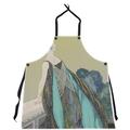 East Urban Home Emily Brodeur Art Nouveau Beaded Dress Woman Apron in Gray/Brown | 30.75 W in | Wayfair FF783CC9C862497C8688EE58BE75BA90