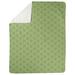 East Urban Home Zig Zag Pattern Fleece Blanket Microfiber/Fleece/Microfiber/Fleece in Green | 50 W in | Wayfair 311D8660BCC74779A03501C6E59C5137