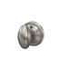 Schlage Siena Single Dummy Door Knob in Gray | 3.6 H x 2.77 W x 3.88 D in | Wayfair F170SIE619