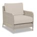 Sunset West Manhattan Patio Chair w/ Sunbrella Cushions Wicker/Rattan in Gray | 36 H x 32 W x 35 D in | Wayfair 3301-21-40433