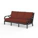 Birch Lane™ Currier 81" Wide Outdoor Patio Sofa w/ Sunbrella Cushions Metal/Rust - Resistant Metal/Sunbrella® Fabric Included in Gray | Wayfair
