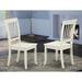 Winston Porter Farrwood Solid Wood Slat Back Dining Chair Wood in White | 38 H x 18 W x 22 D in | Wayfair 9BD72A64EAF04730A335832964F5CDB0