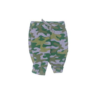 Child of Mine by Carter's Casual Pants - Elastic: Green Bottoms - Size Newborn