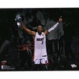 Dwyane Wade Miami Heat Autographed 11" x 14" Spotlight 2013 NBA Finals Championship Photograph