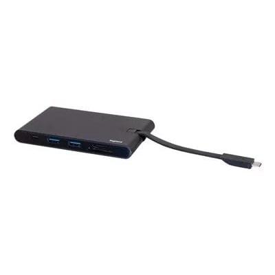 C2G USB C Dock with HDMI, VGA, Ethernet, USB, SD & Power Delivery up to 100W