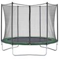 CZON SPORTS Gartentrampolin Ø300 cm mit Sicherheitsnetz, grün|trampolin|trampolin outdoor