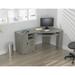 Winston Porter Winon Desk Wood in Brown/Gray | 28.54 H x 59.45 W x 38.43 D in | Wayfair 8F74C4FCAF834DB28D0D0F2B1BDC37F1