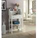 Oxford 3 Tier Corner Bookcase in White Finish - Convenience Concepts 203070W